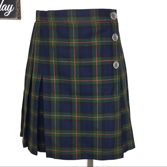 Vintage Dresses & Skirts - Vintage 90s Star C.C.C. Plaid Mini Skirt